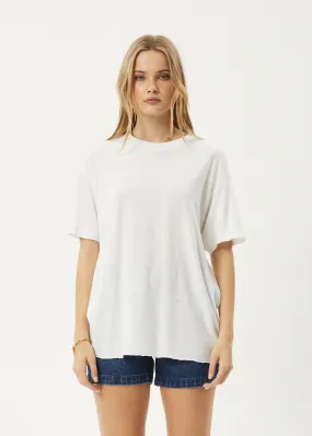 AFENDS Womens Slay - Oversized Tee - White