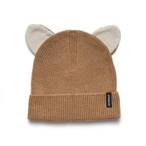 Crywolf Wolf Ears Beanie - Tan