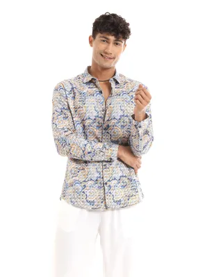 Fantasy Printed Full-Sleeves Shirt