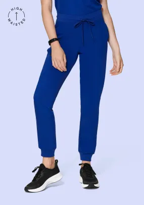 High Waisted Joggers Galaxy Blue