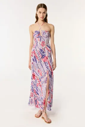 Long Dress Carla - Lilac Plum