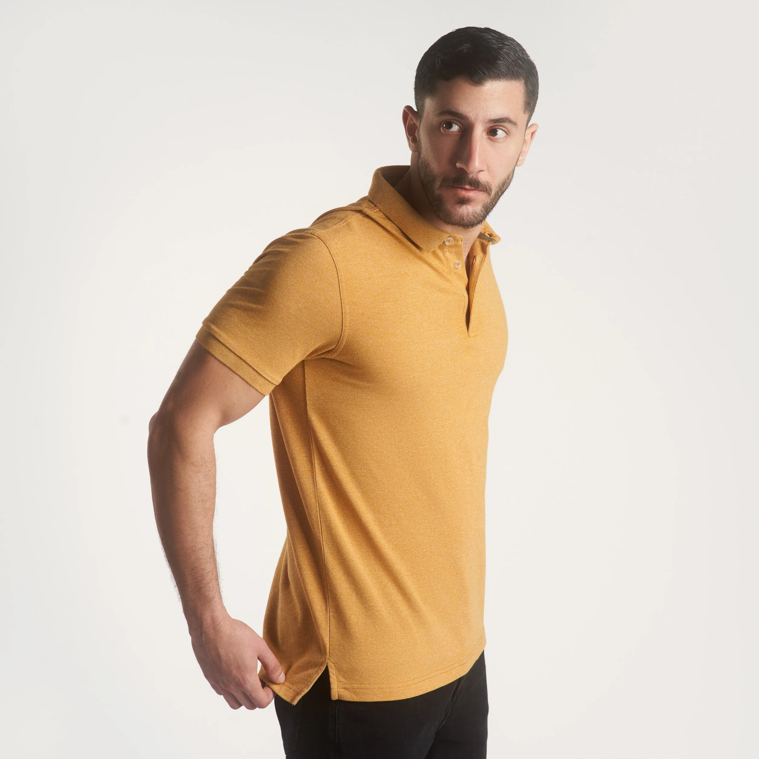 Mustard Jaspe Short Sleeves(41)