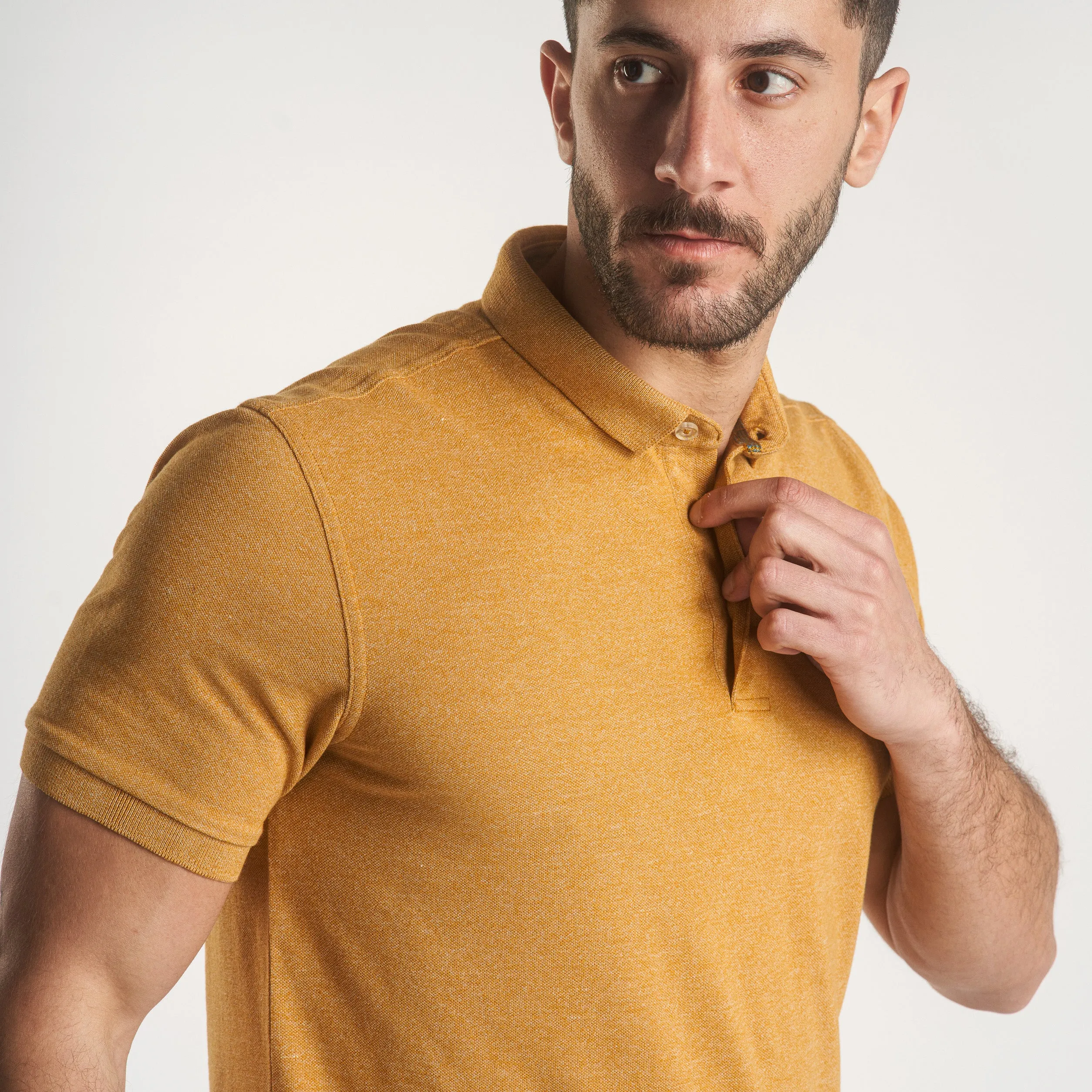 Mustard Jaspe Short Sleeves(41)