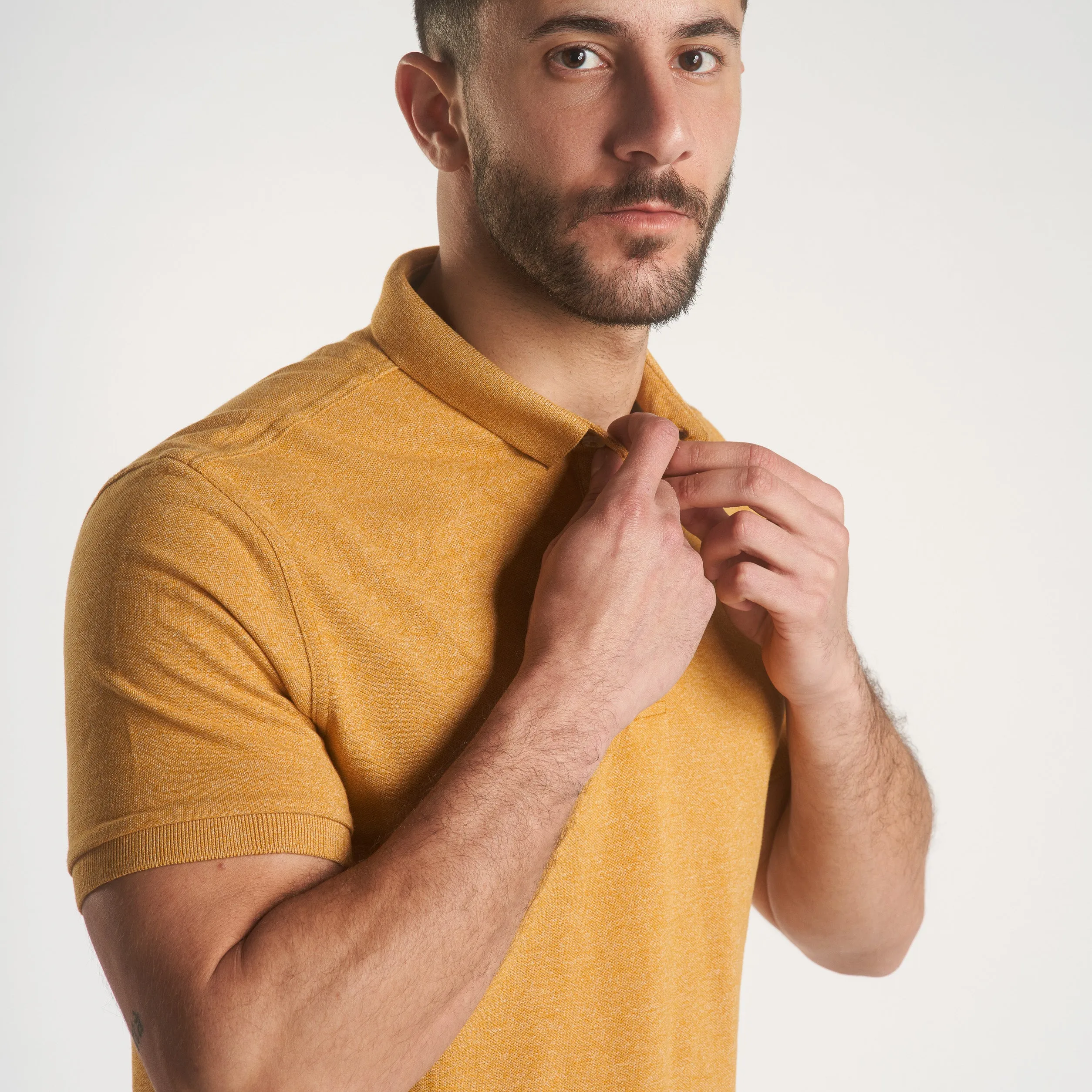 Mustard Jaspe Short Sleeves(41)