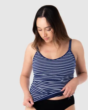 My Necessity Nursing Cami - Navy Stripe