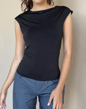 Nova Top in Slinky Black