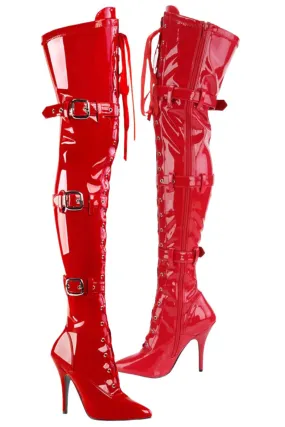 Pleaser SEDUCE-3028 Boots Red