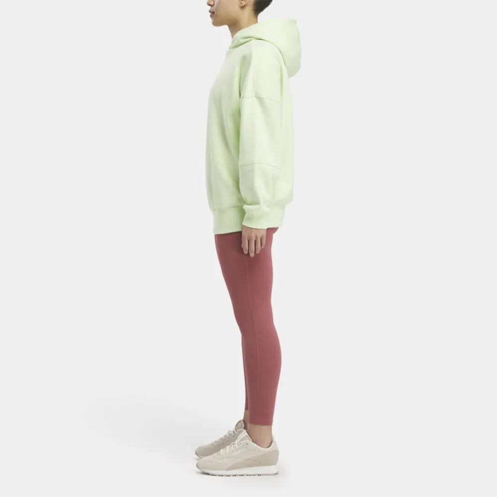 Reebok Apparel Women Lux Oversized Hoodie CITRUS GLOW