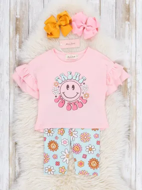 Treat Yo'  Self Daisy Ruffle Outfit